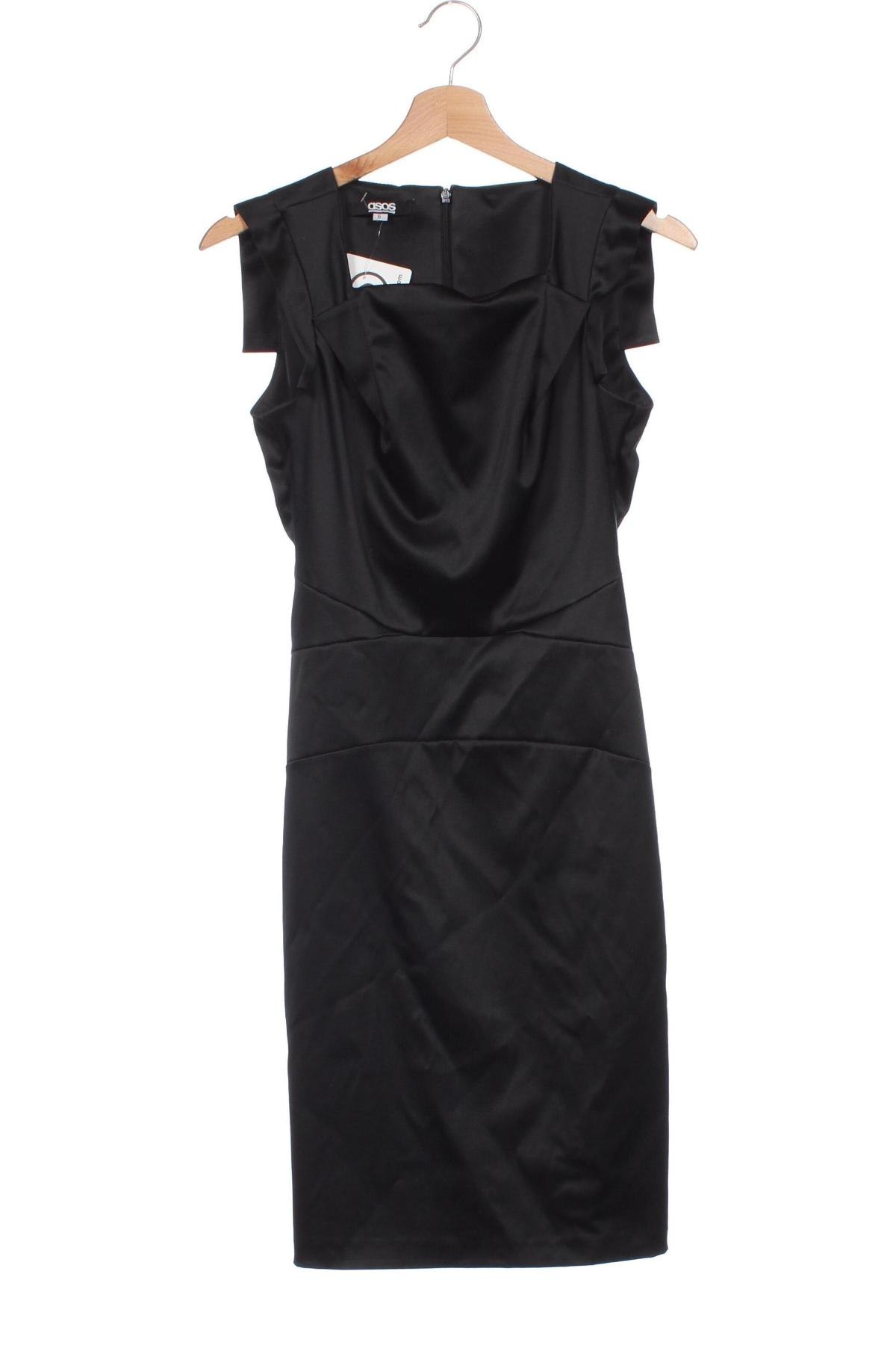 Kleid ASOS, Größe XS, Farbe Schwarz, Preis 6,99 €