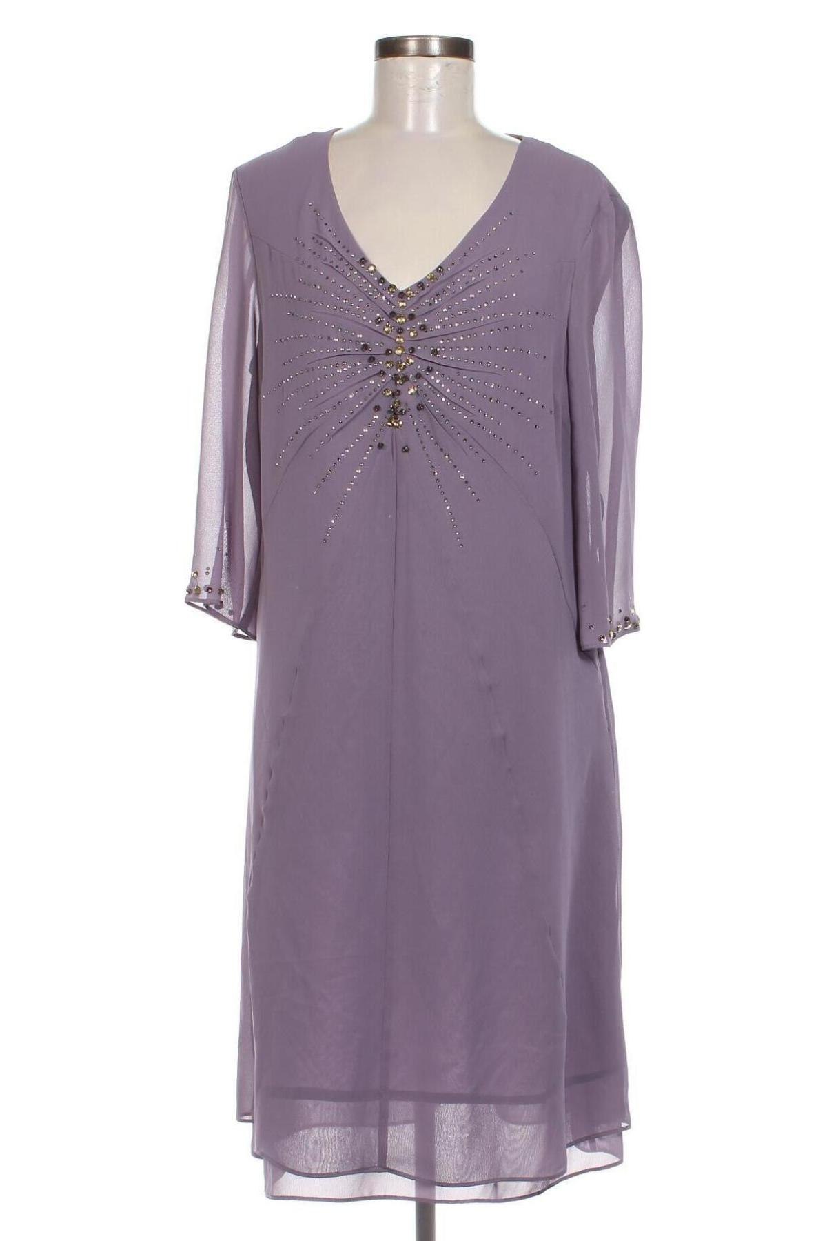 Kleid Corte Dei Gonzaga, Größe L, Farbe Lila, Preis 28,99 €