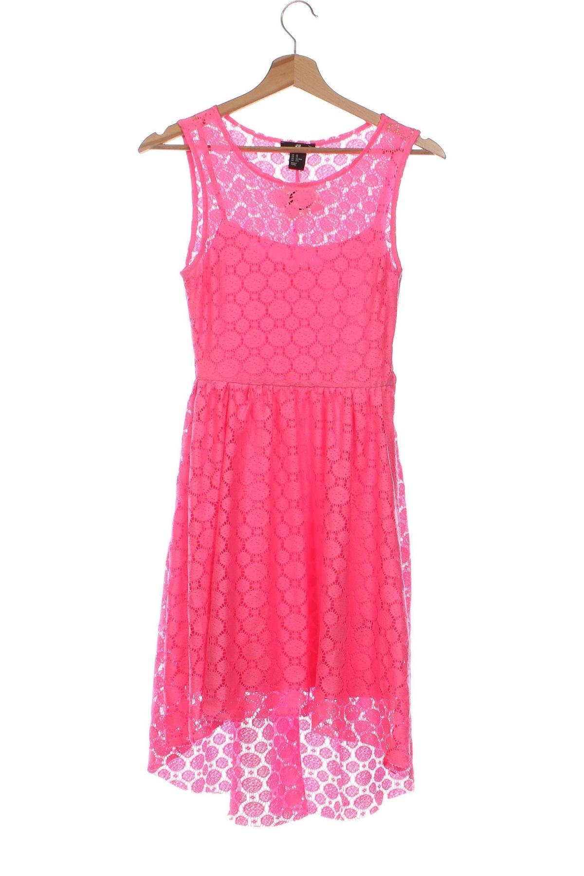 Kleid H&M, Größe XS, Farbe Rosa, Preis € 12,49