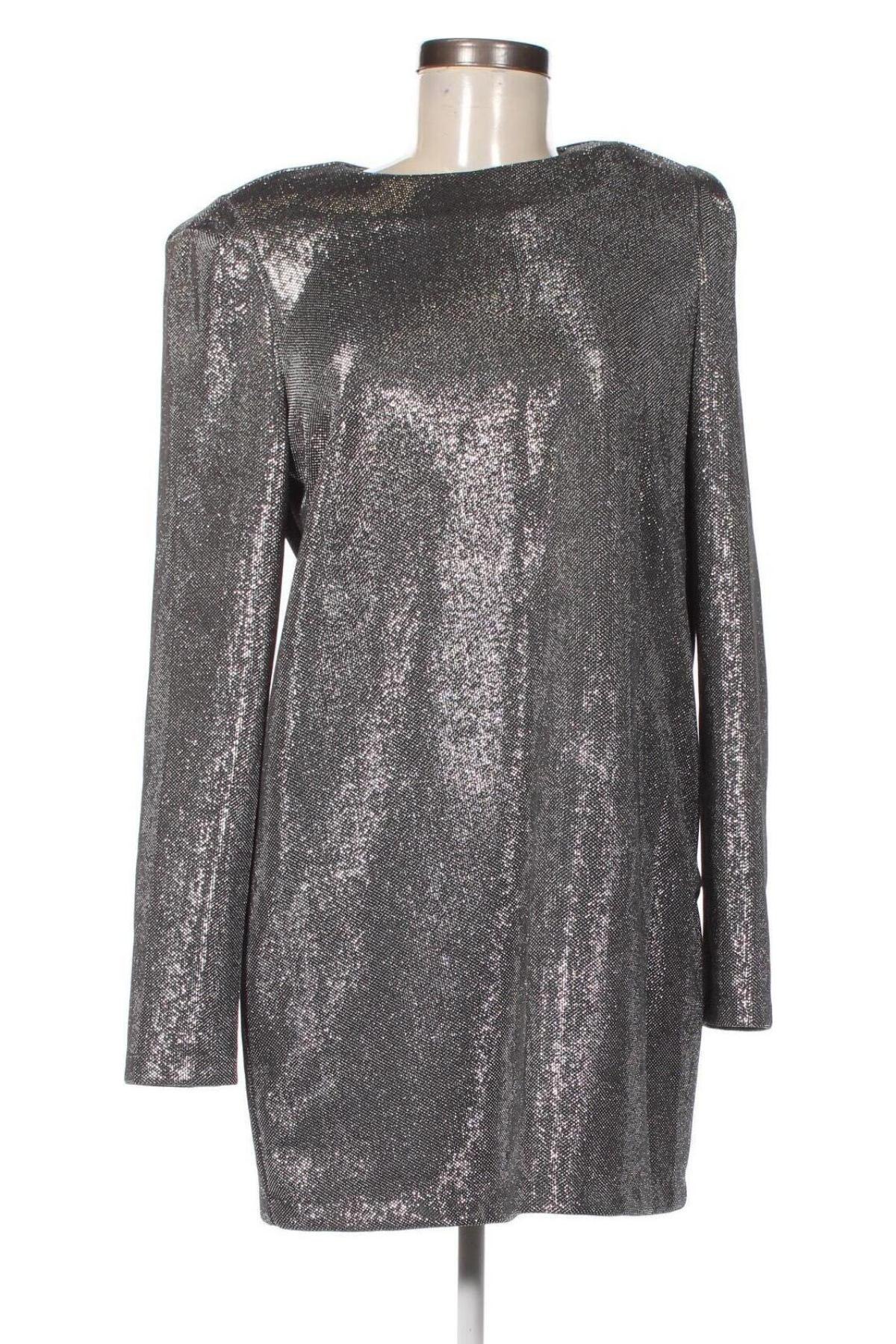 Kleid H&M, Größe L, Farbe Silber, Preis € 15,49