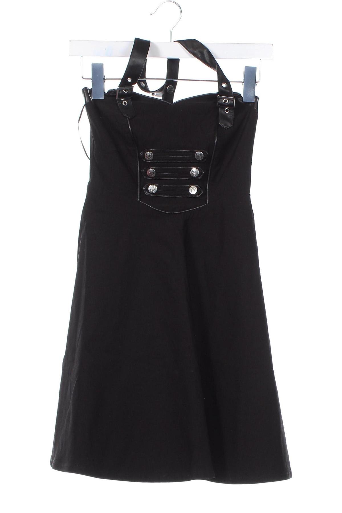 Kleid Killstar, Größe XS, Farbe Schwarz, Preis € 41,99