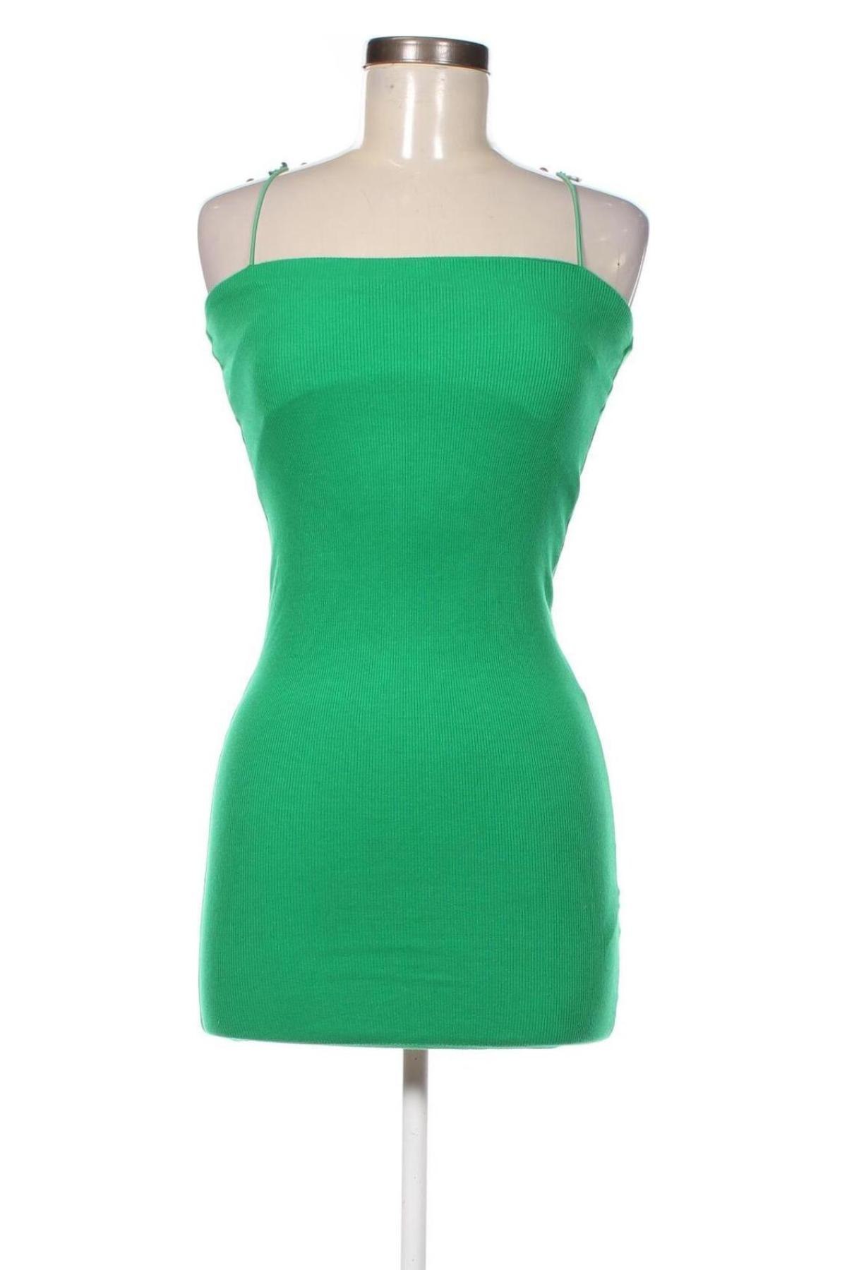 Rochie Pull&Bear, Mărime S, Culoare Verde, Preț 44,99 Lei