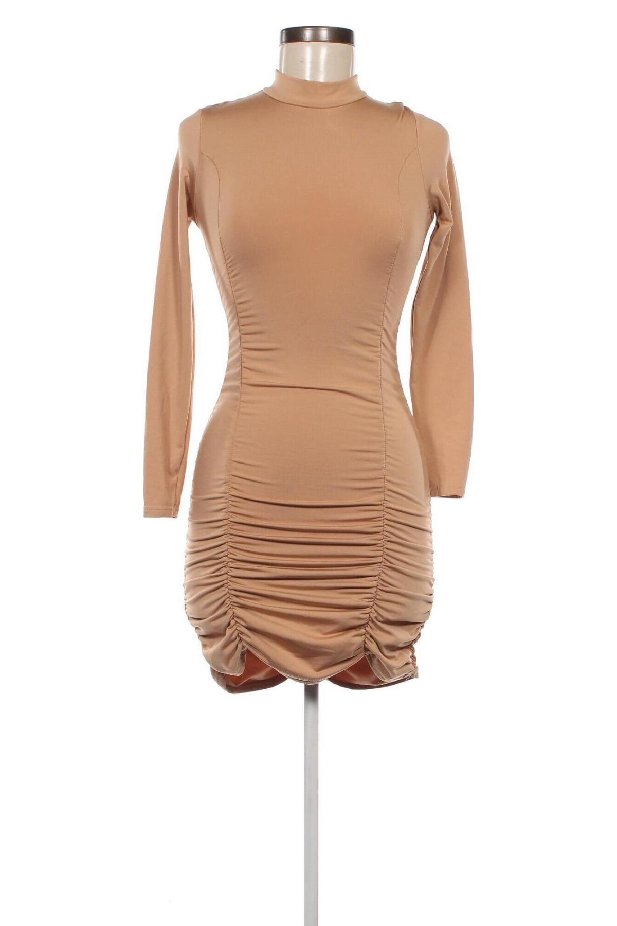 Kleid SHEIN, Größe XS, Farbe Beige, Preis 6,49 €