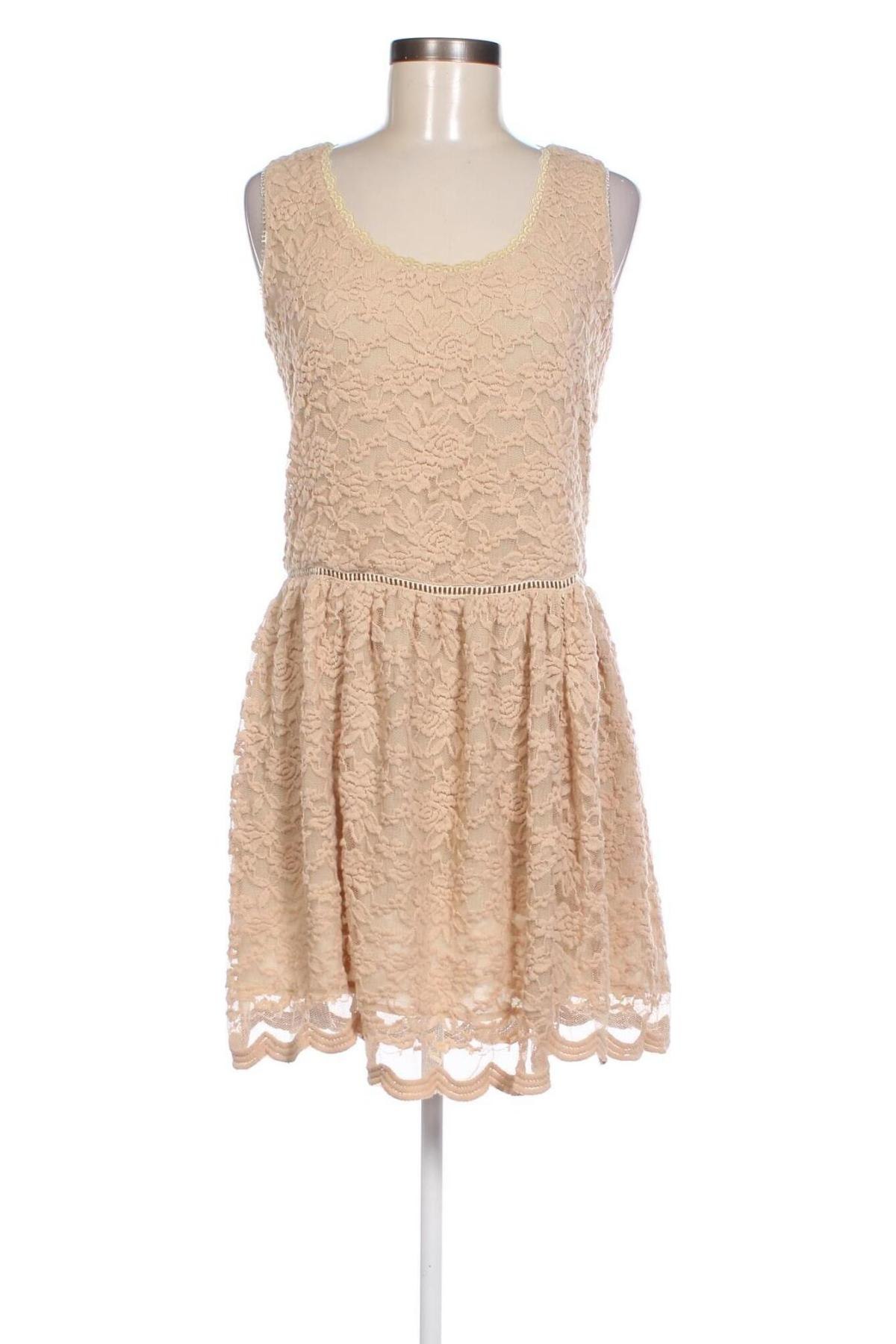 Kleid Silvian Heach, Größe XS, Farbe Beige, Preis 90,99 €