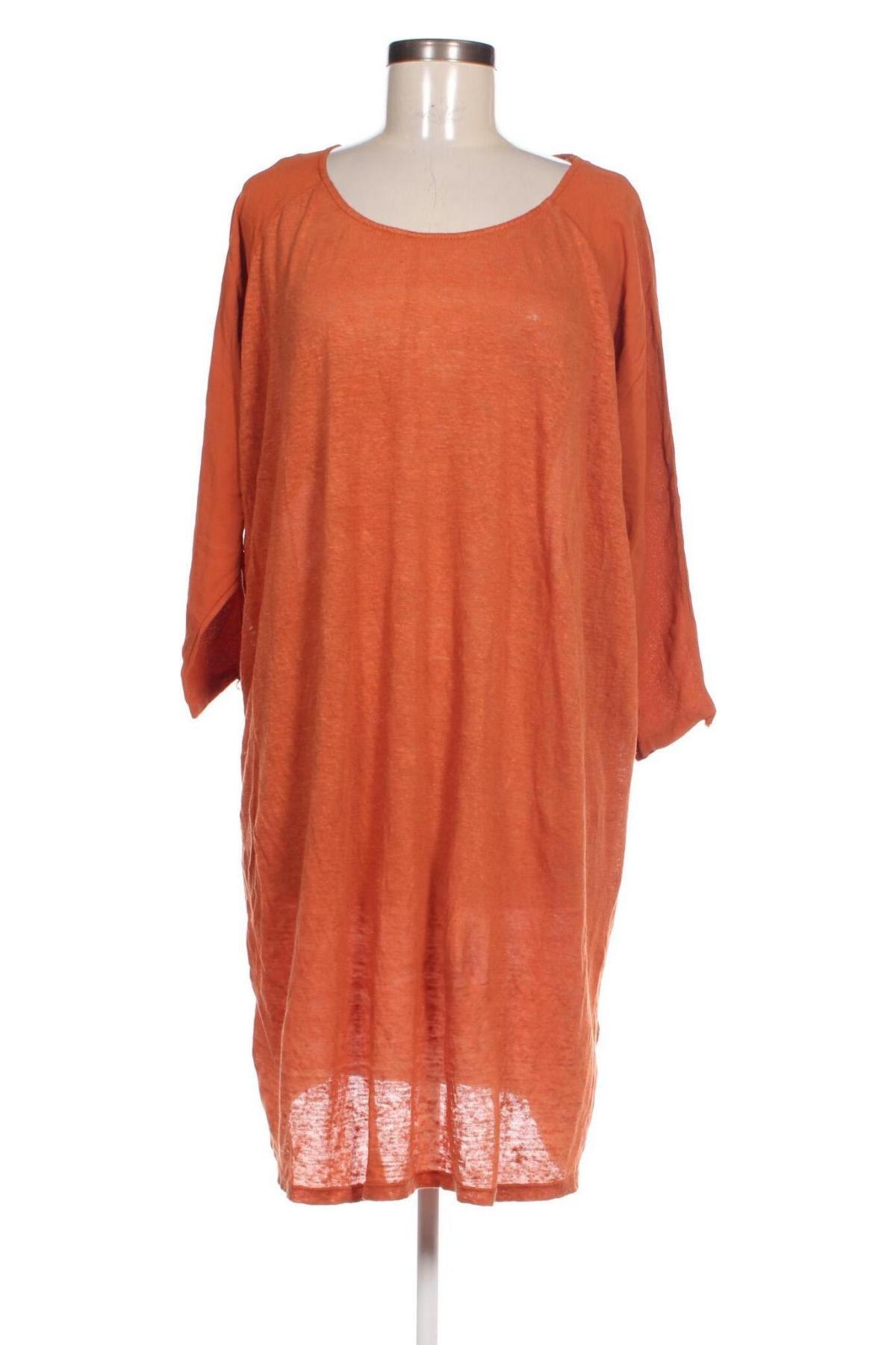 Kleid Velour, Größe L, Farbe Orange, Preis € 13,03