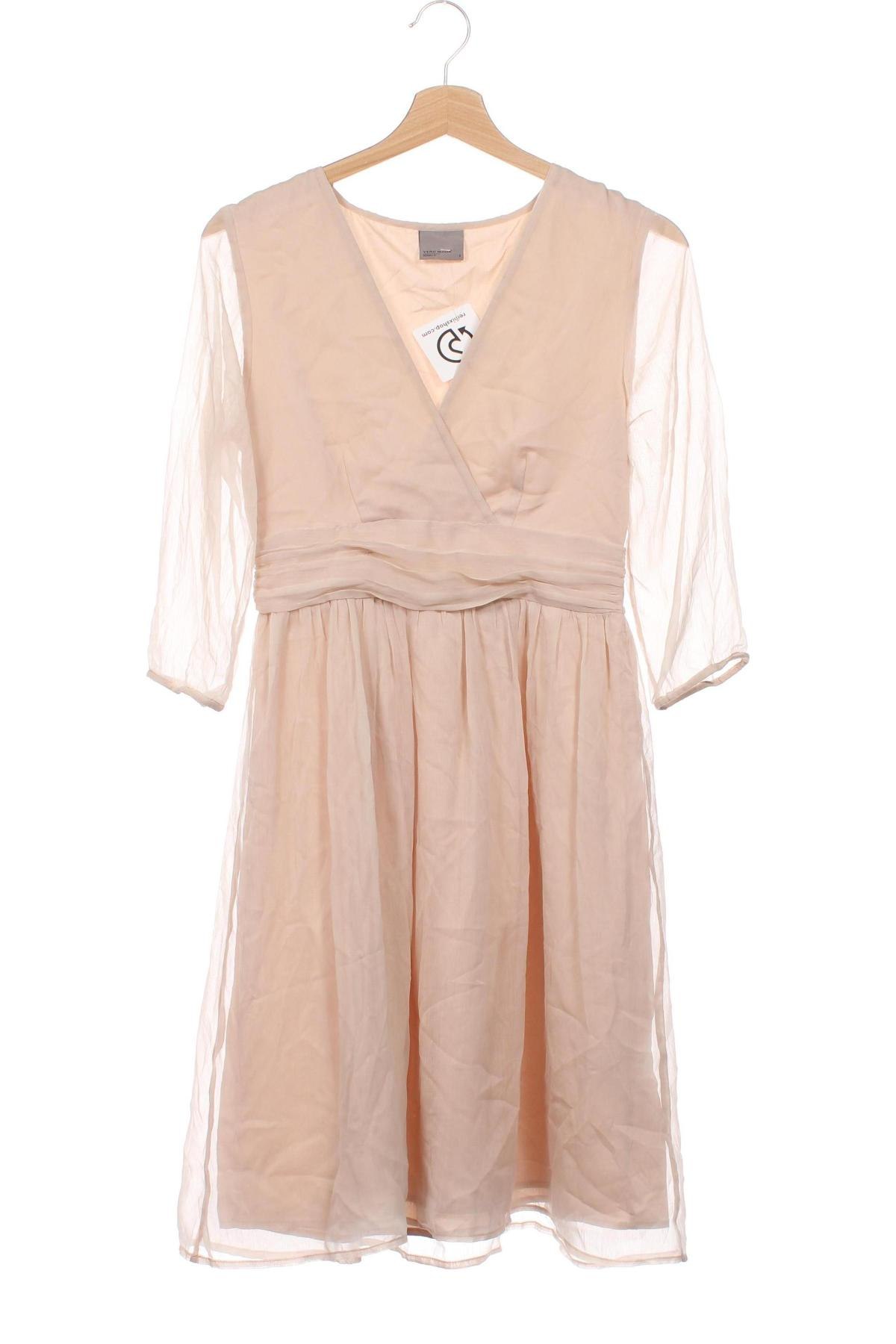 Kleid Vero Moda, Größe S, Farbe Beige, Preis 7,99 €