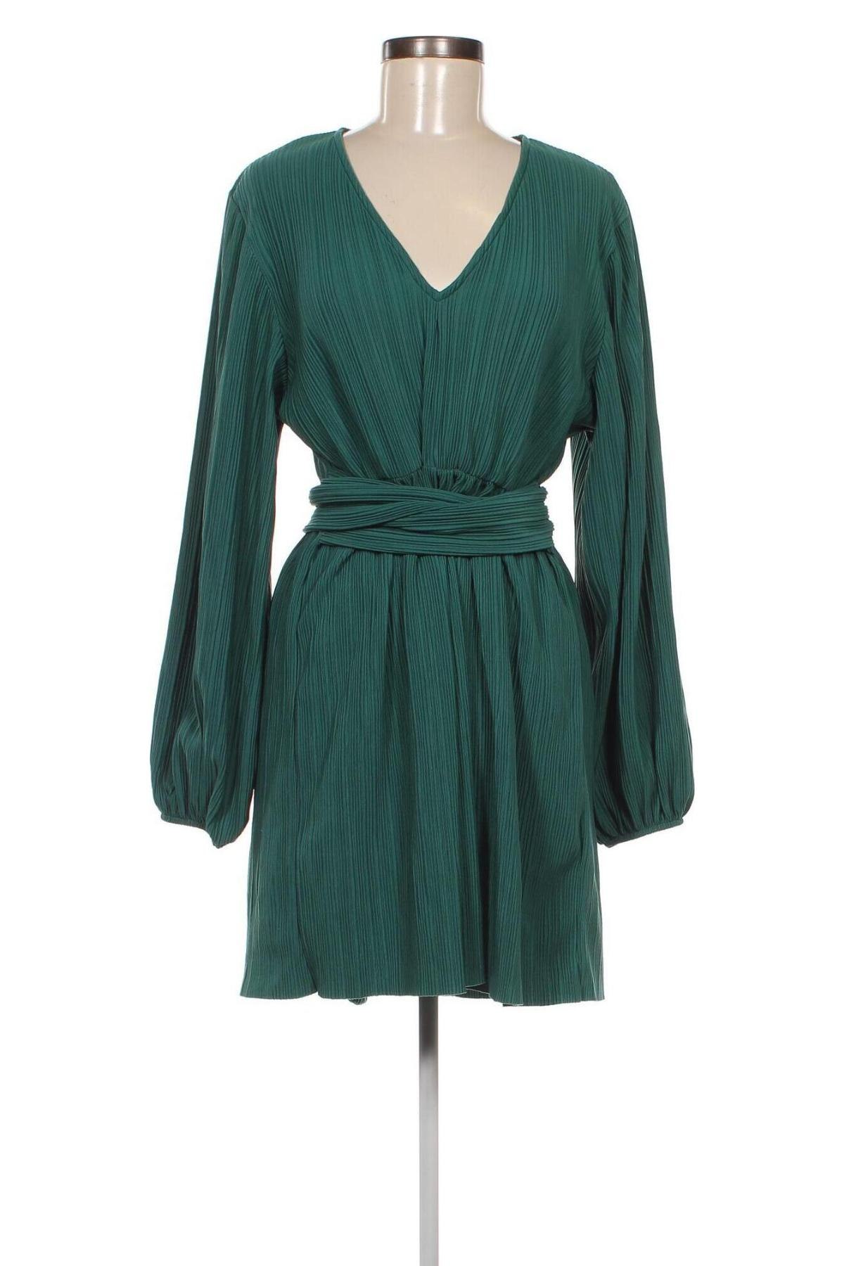 Kleid Zara, Größe L, Farbe Grün, Preis € 9,99