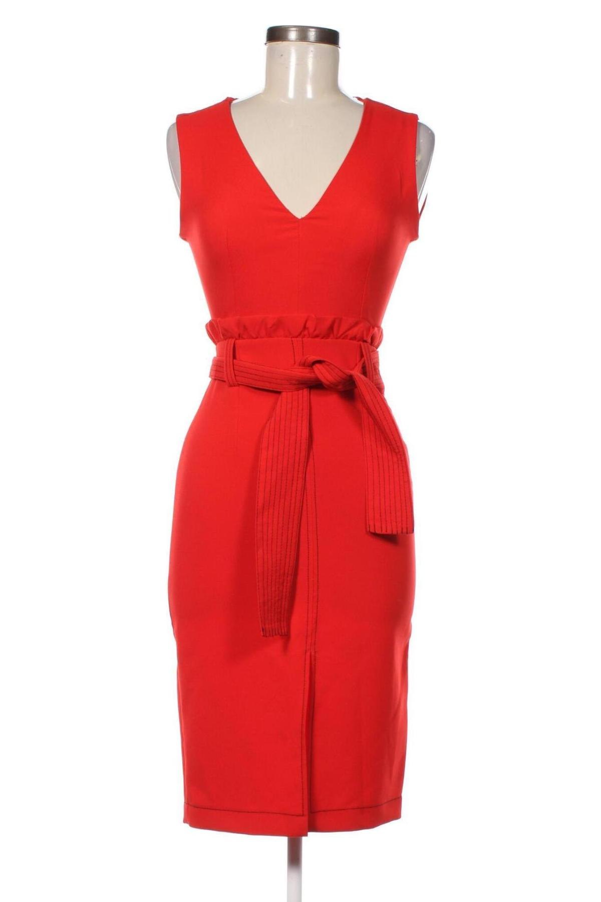 Kleid Zara, Größe S, Farbe Rot, Preis 22,49 €