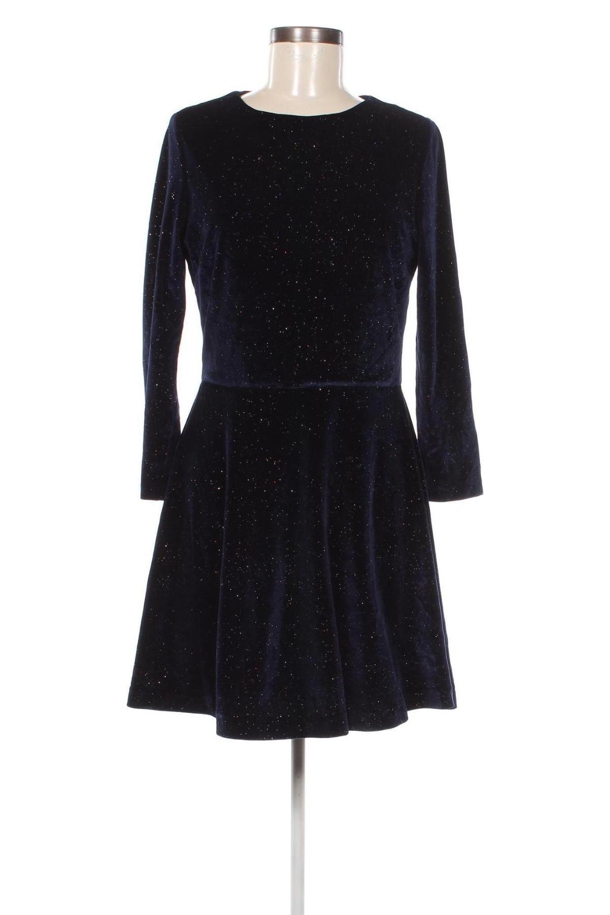 Kleid Zara, Größe L, Farbe Blau, Preis 18,99 €