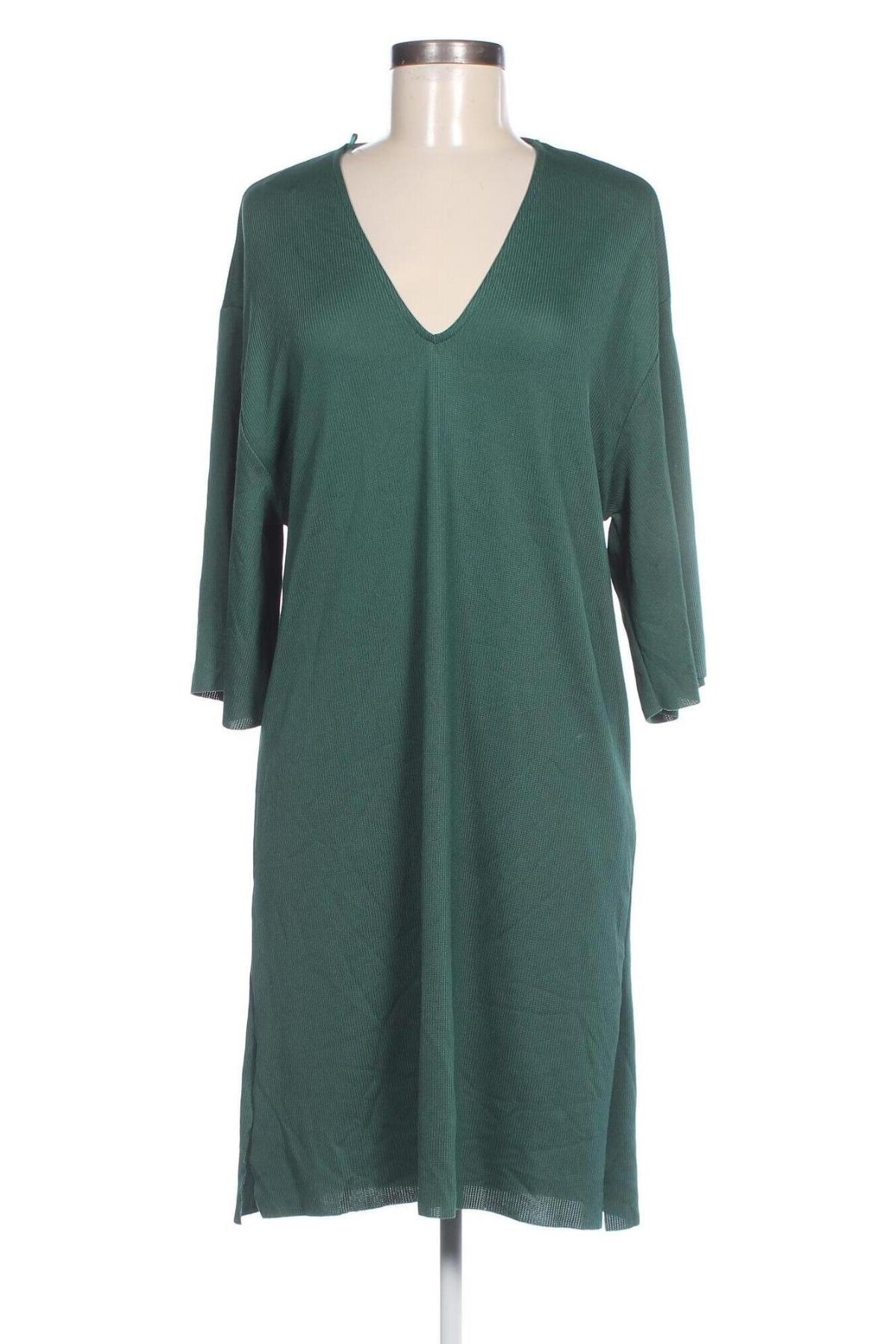 Rochie Zara Trafaluc, Mărime M, Culoare Verde, Preț 63,99 Lei