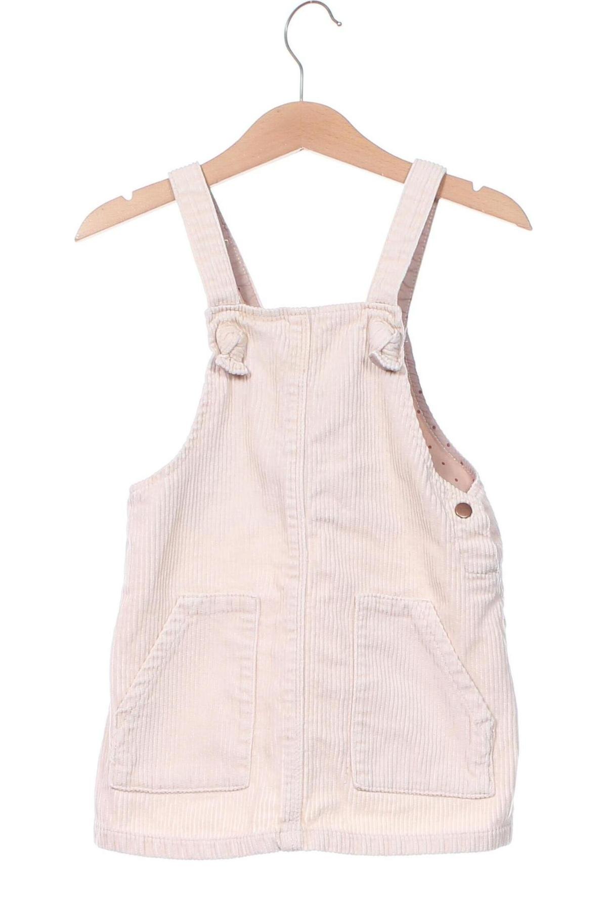 Dámske šaty s trákmi  Zara, Veľkosť 2-3y/ 98-104 cm, Farba Kremová, Cena  9,95 €