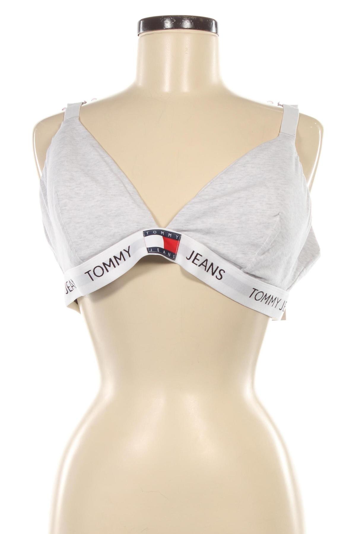 Sutien Tommy Jeans, Mărime XXL, Culoare Gri, Preț 217,99 Lei