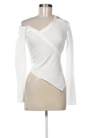 Bluză de femei Bershka, Mărime S, Culoare Alb, Preț 51,99 Lei