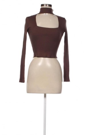 Dámska blúza Bershka, Veľkosť S, Farba Hnedá, Cena  7,95 €