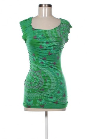 Дамска блуза Desigual, Размер S, Цвят Зелен, Цена 64,42 лв.