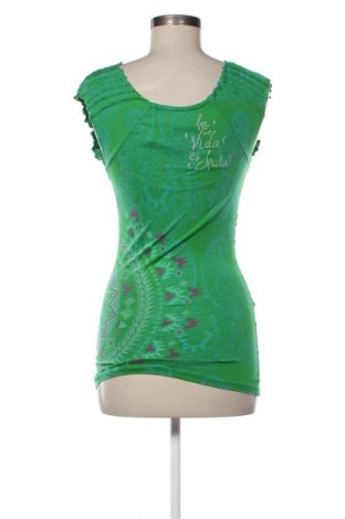 Дамска блуза Desigual, Размер S, Цвят Зелен, Цена 64,42 лв.