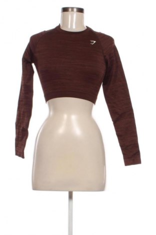 Bluzka damska Gymshark, Rozmiar S, Kolor Brązowy, Cena 111,99 zł