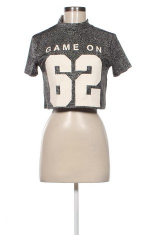 Damen Shirt H&M Divided, Größe S, Farbe Grau, Preis 9,74 €