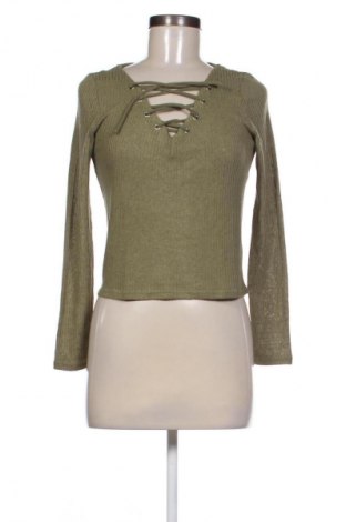 Дамска блуза H&M Divided, Размер XS, Цвят Зелен, Цена 12,99 лв.