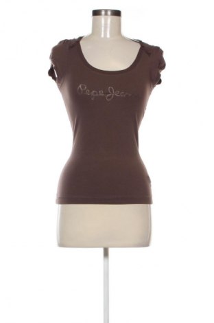 Damen Shirt Pepe Jeans, Größe S, Farbe Braun, Preis 20,97 €