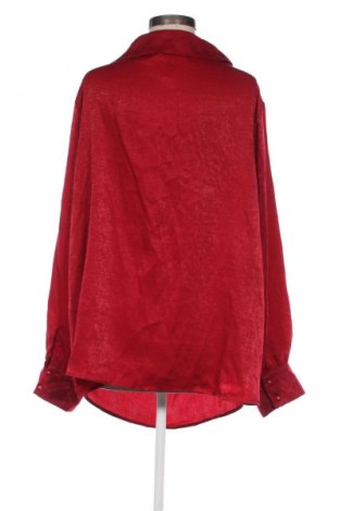Дамска блуза SHEIN, Размер 4XL, Цвят Червен, Цена 12,99 лв.