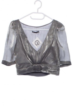 Γυναικεία μπλούζα Zara, Μέγεθος XS, Χρώμα Γκρί, Τιμή 12,28 €