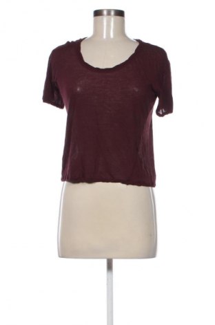 Дамска блуза Zara, Размер XS, Цвят Червен, Цена 17,99 лв.