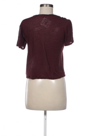 Дамска блуза Zara, Размер XS, Цвят Червен, Цена 17,99 лв.
