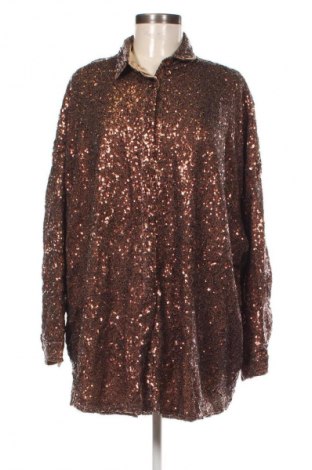 Damenbluse Boohoo, Größe XL, Farbe Braun, Preis 17,99 €