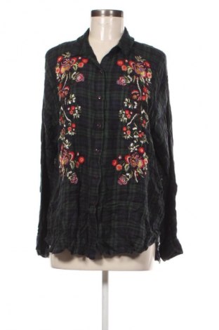 Дамска риза Zara, Размер L, Цвят Многоцветен, Цена 27,99 лв.