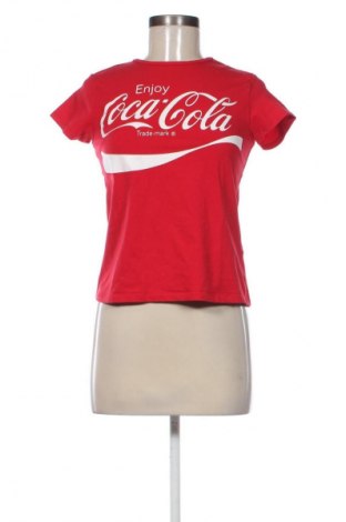 Damski T-shirt Coca Cola, Rozmiar M, Kolor Czerwony, Cena 40,45 zł