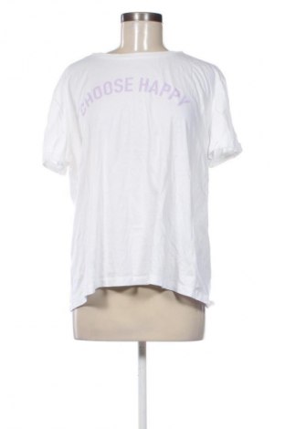 Damski T-shirt Essentials by Tchibo, Rozmiar L, Kolor Biały, Cena 71,91 zł