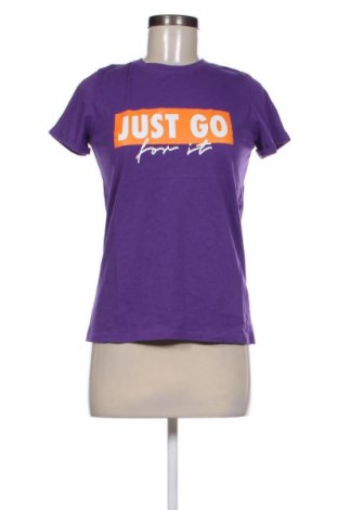 Damski T-shirt Fb Sister, Rozmiar XS, Kolor Fioletowy, Cena 39,08 zł