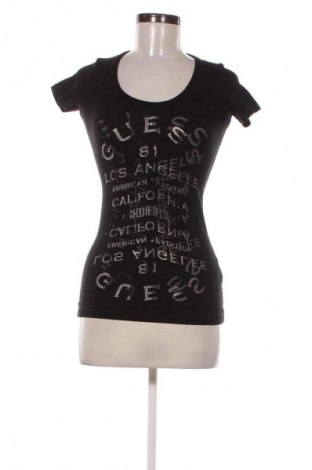 Damski T-shirt Guess, Rozmiar XS, Kolor Czarny, Cena 73,56 zł