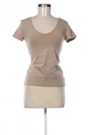 Damen T-Shirt H&M, Größe S, Farbe Beige, Preis 8,99 €