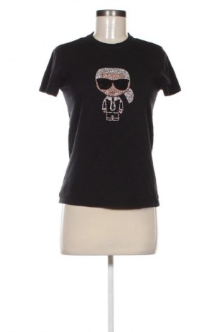 Дамска тениска Karl Lagerfeld, Размер S, Цвят Черен, Цена 90,34 лв.