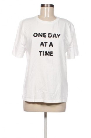 Tricou de femei Massimo Dutti, Mărime M, Culoare Alb, Preț 171,99 Lei