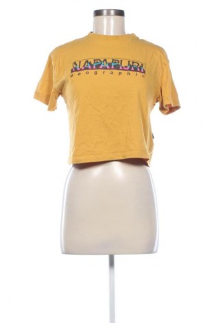 Damen T-Shirt Napapijri, Größe S, Farbe Orange, Preis 46,63 €