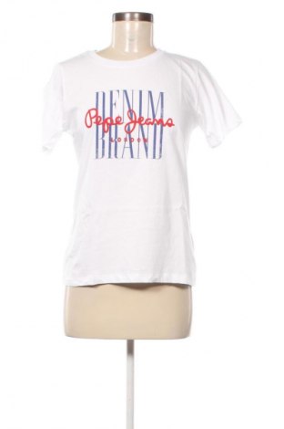 Damen T-Shirt Pepe Jeans, Größe S, Farbe Weiß, Preis 34,99 €