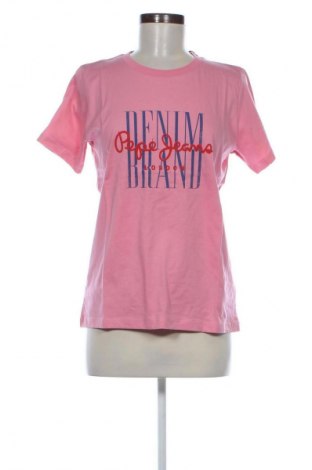 Дамска тениска Pepe Jeans, Размер M, Цвят Розов, Цена 62,99 лв.