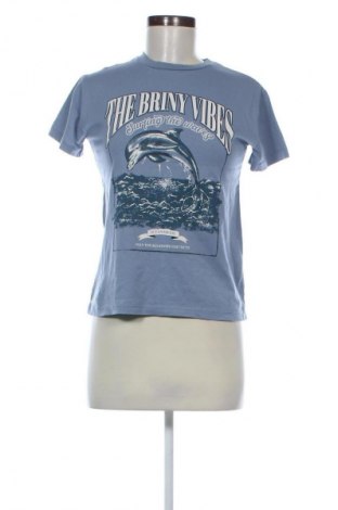 Damen T-Shirt Pull&Bear, Größe XS, Farbe Mehrfarbig, Preis 8,75 €
