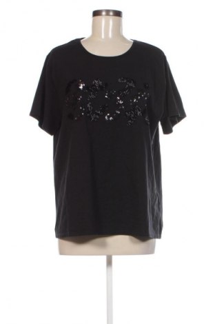 Γυναικείο t-shirt Taifun, Μέγεθος XL, Χρώμα Μαύρο, Τιμή 39,99 €