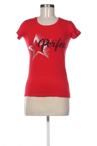 Γυναικείο t-shirt Unbranded, Μέγεθος M, Χρώμα Κόκκινο, Τιμή 8,70 €