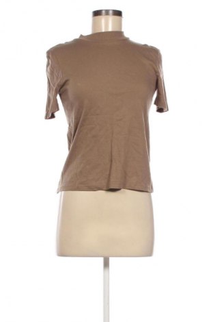 Дамска тениска Zara, Размер S, Цвят Кафяв, Цена 8,99 лв.