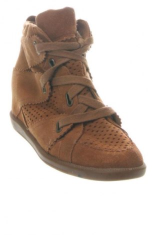 Botine de damă Bershka, Mărime 38, Culoare Bej, Preț 205,79 Lei
