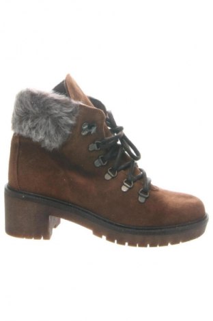 Damen Stiefeletten Kmins, Größe 38, Farbe Braun, Preis 17,99 €