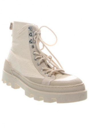 Botine de damă Zara, Mărime 40, Culoare Ecru, Preț 113,99 Lei