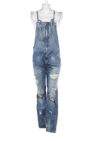 Salopetă lungă de damă Zara Trafaluc, Mărime S, Culoare Albastru, Preț 116,99 Lei