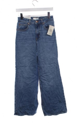 Дамски дънки H&M, Размер S, Цвят Син, Цена 46,99 лв.