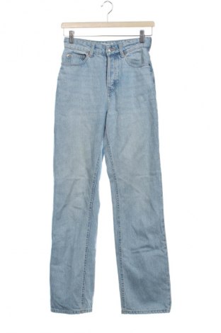 Damskie jeansy H&M, Rozmiar XS, Kolor Niebieski, Cena 66,99 zł